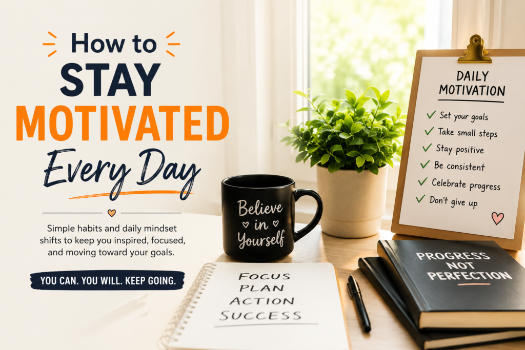 How to Stay Motivated Every Day How to Stay Motivated Every Day