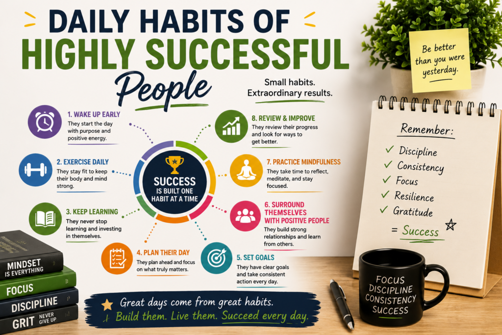 Daily Habits of Highly Successful People Daily Habits of Highly Successful People