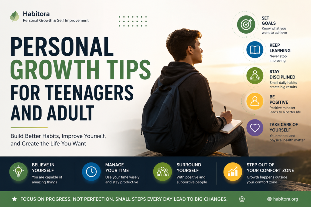 Personal Growth Tips for Teenagers and Adult