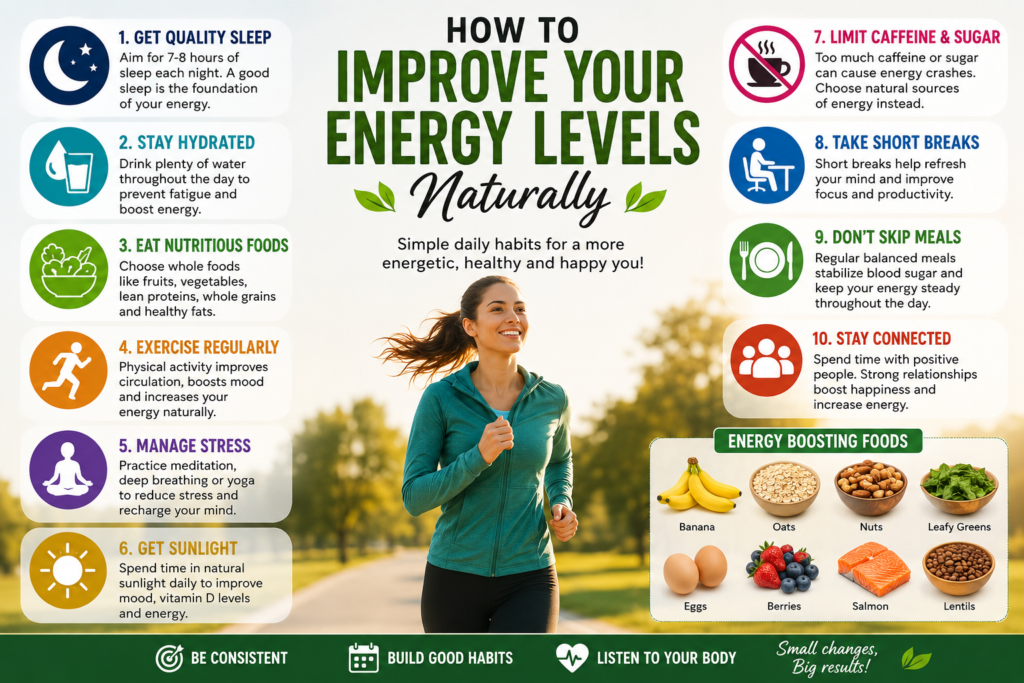 Improve Your Energy Levels Naturally