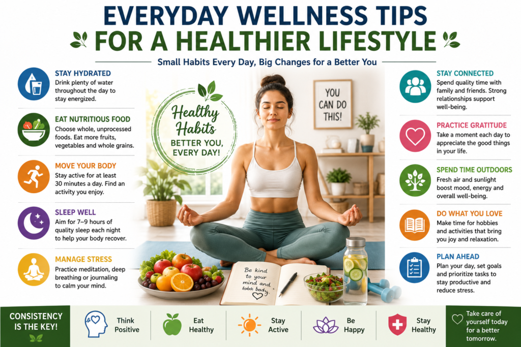 Everyday Wellness Tips for a Healthier Lifestyle Everyday Wellness Tips for a Healthier Lifestyle