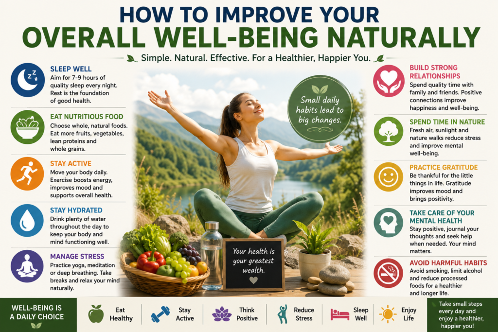 How to Improve Your Overall Well-Being Naturally How to Improve Your Overall Well-Being Naturally