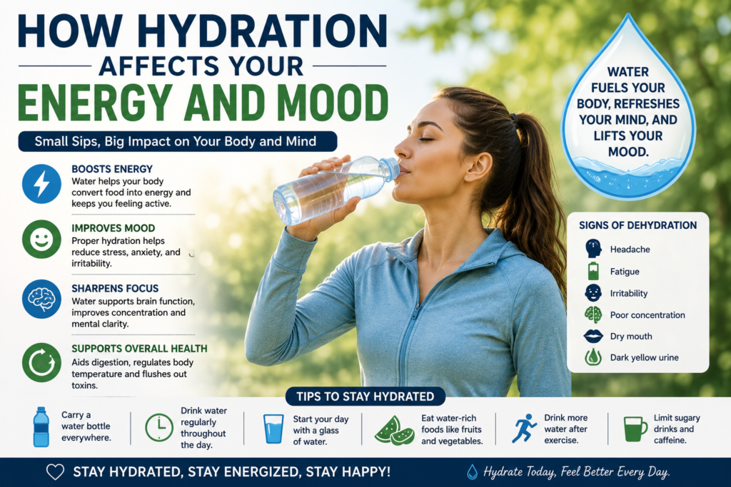 How Hydration Affects Your Energy and Mood