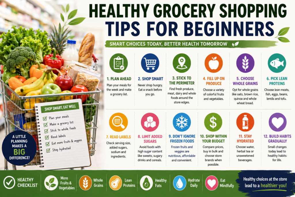 Healthy Grocery Shopping Tips for Beginners Healthy Grocery Shopping Tips for Beginners