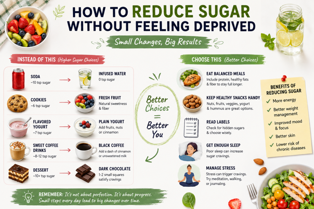 How to Reduce Sugar Without Feeling Deprived How to Reduce Sugar Without Feeling Deprived