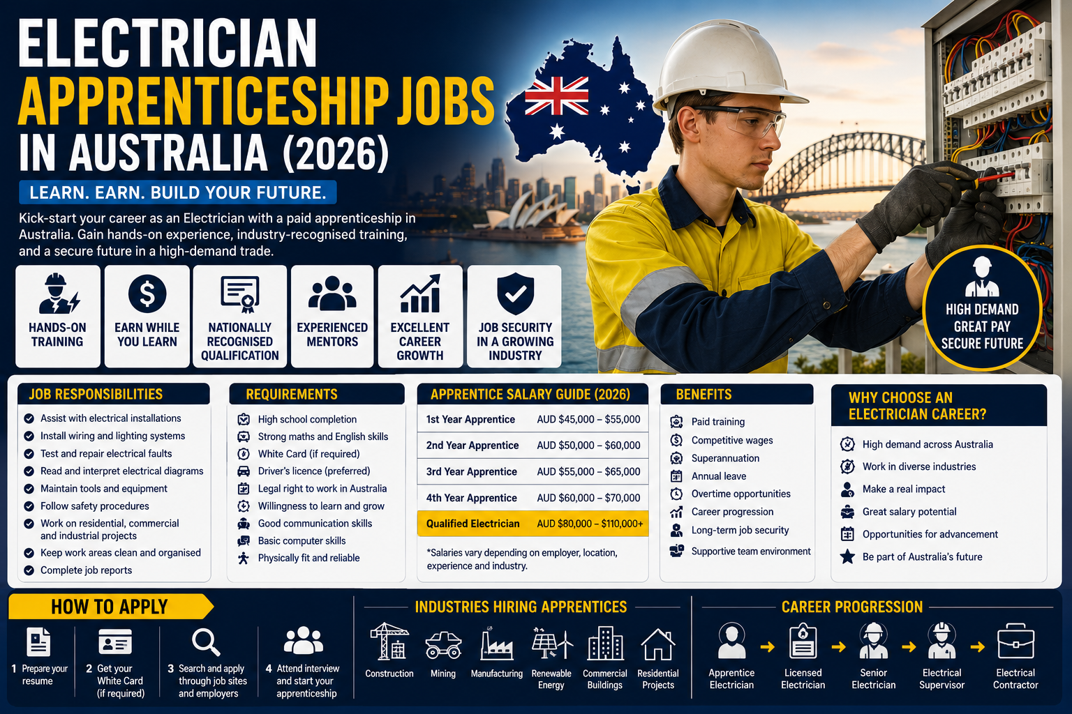 Electrician Apprenticeship Jobs in Australia (2026)